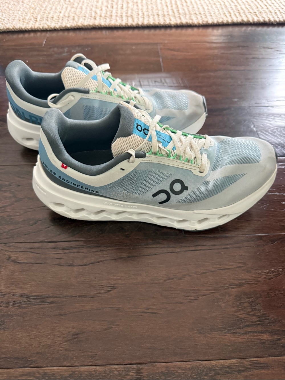 On Cloudsurfer Next Running Shoes - Niagara White - Picture 5 of 10